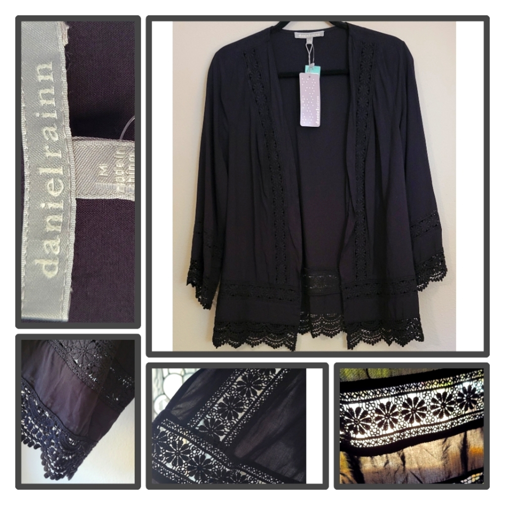 Daniel Rainn Open Front Cardigan